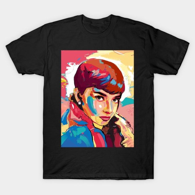 Audrey Hepburn T-Shirt by mailsoncello